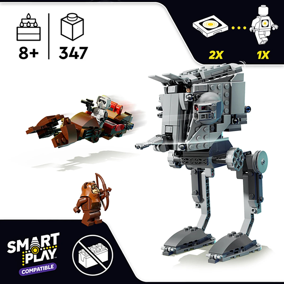 75424 - L’attaque du AT-ST™ sur Endor - LEGO® Star Wars™ - SMART Play™