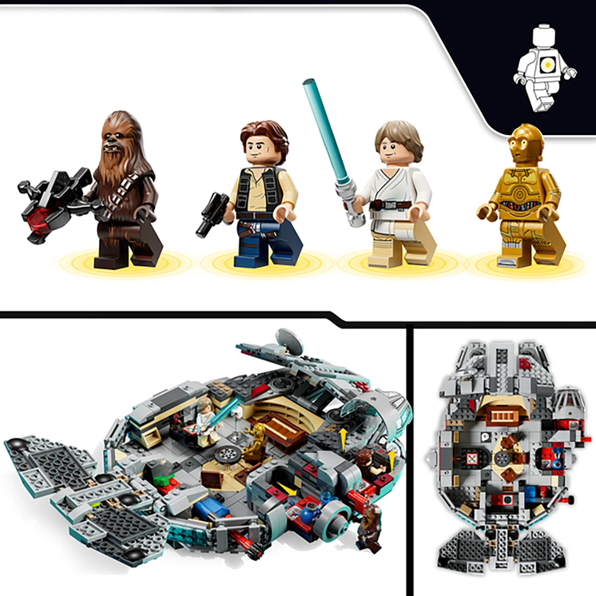 75426 - Faucon Millenium - LEGO® Star Wars™ - SMART Play™