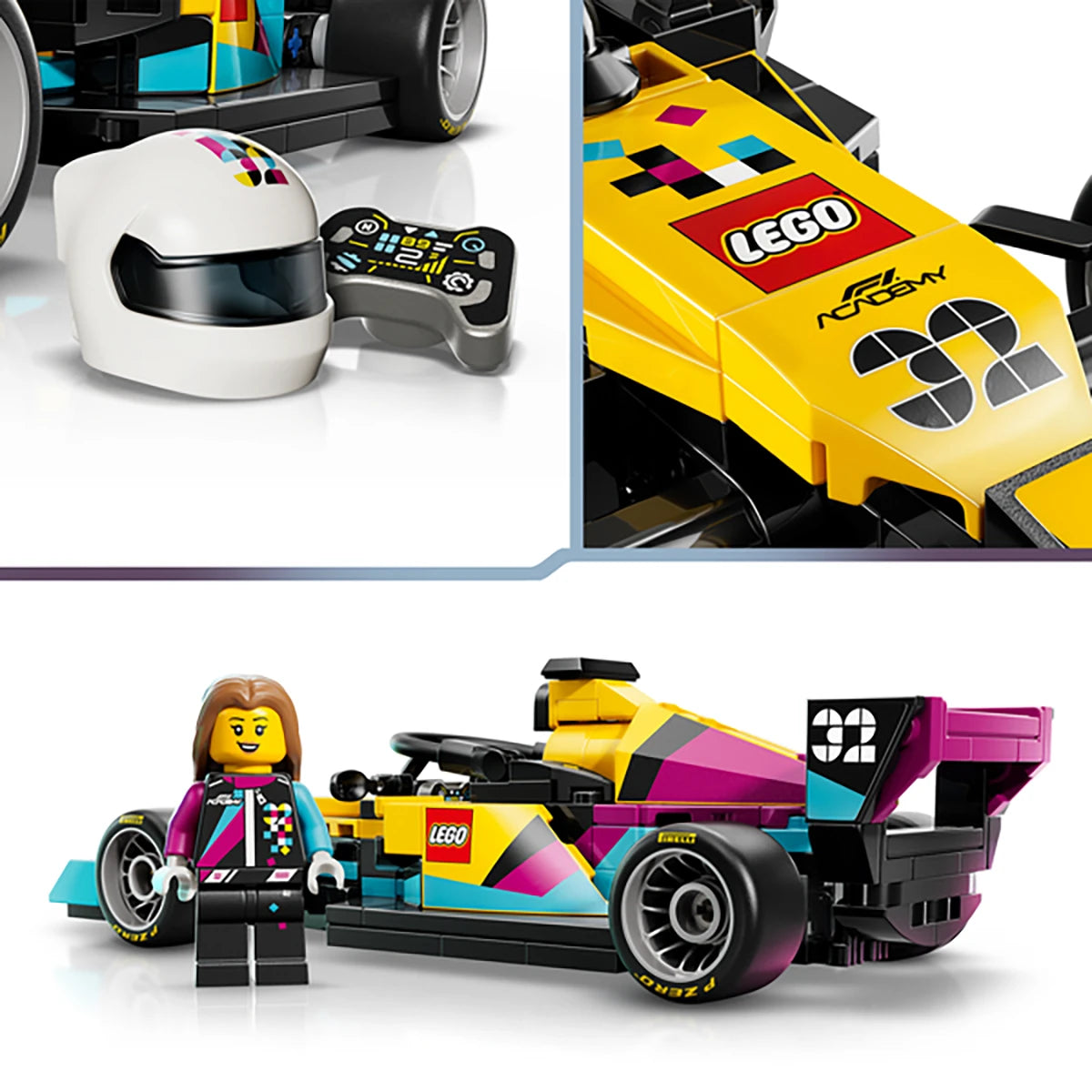 77258 - Voiture de course F1 ACADEMY™ LEGO® - LEGO® Speed Champions