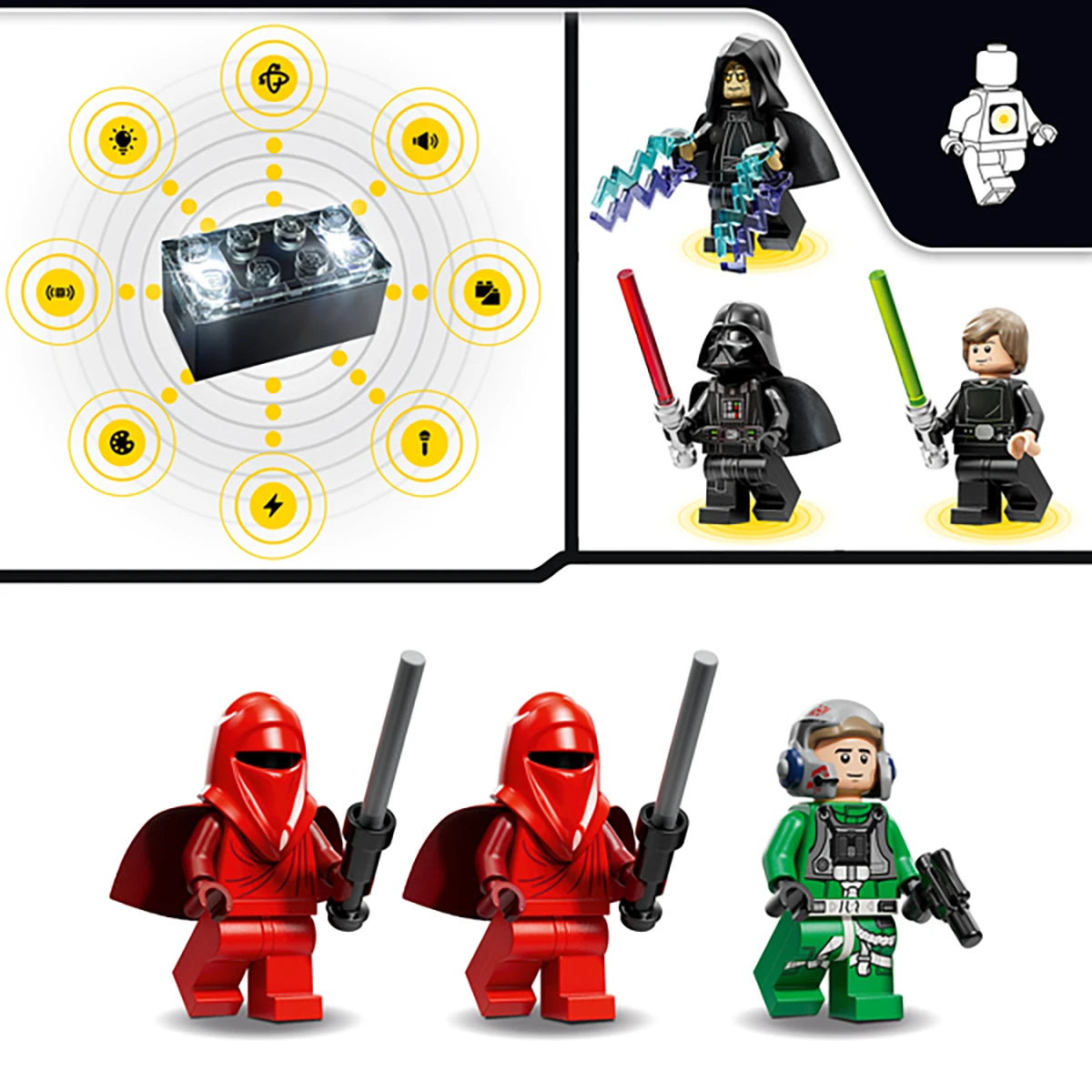 75427 - Duel dans la salle du trône et chasseur A-Wing™ - LEGO® Star Wars™ - SMART Play™