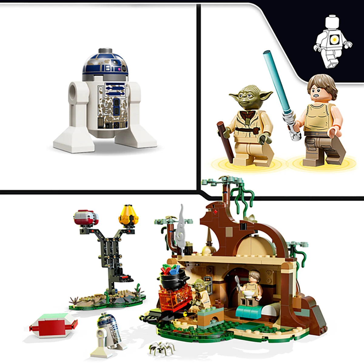 75422 - La hutte de Yoda et l’entraînement Jedi - LEGO® Star Wars™ - SMART Play™