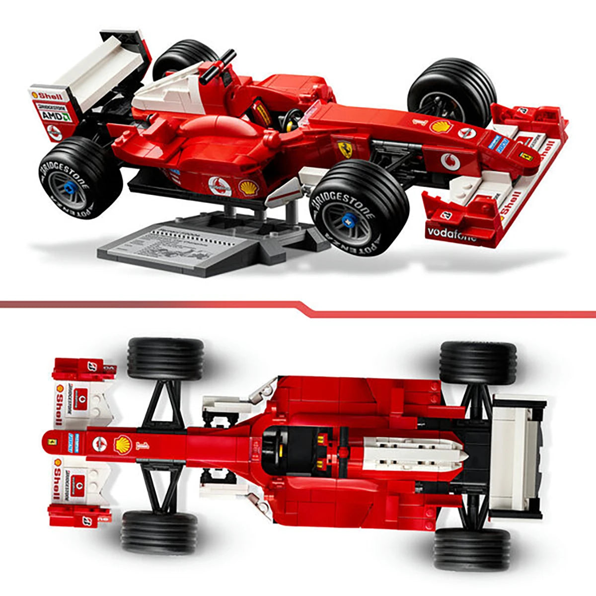 11375 - Ferrari F2004 et Michael Schumacher - LEGO® Icons