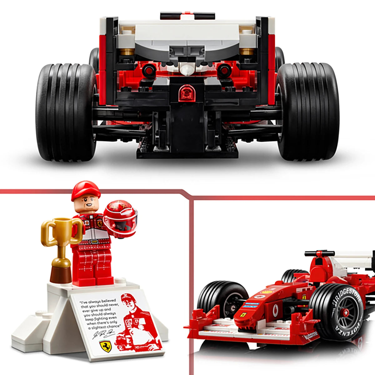 11375 - Ferrari F2004 et Michael Schumacher - LEGO® Icons
