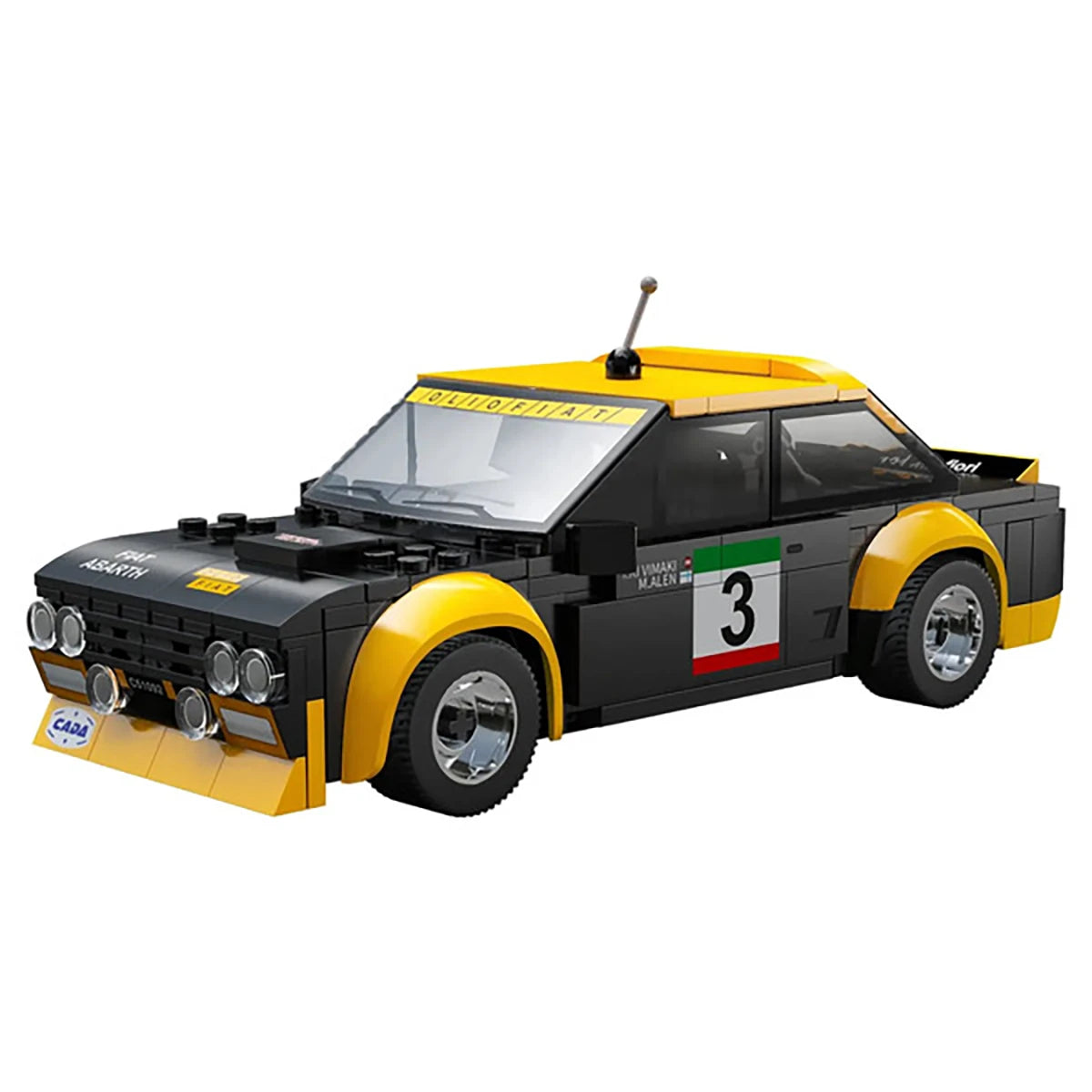 Voiture RC Fiat Abarth 131 (216 pièces) – Set de construction – CaDA