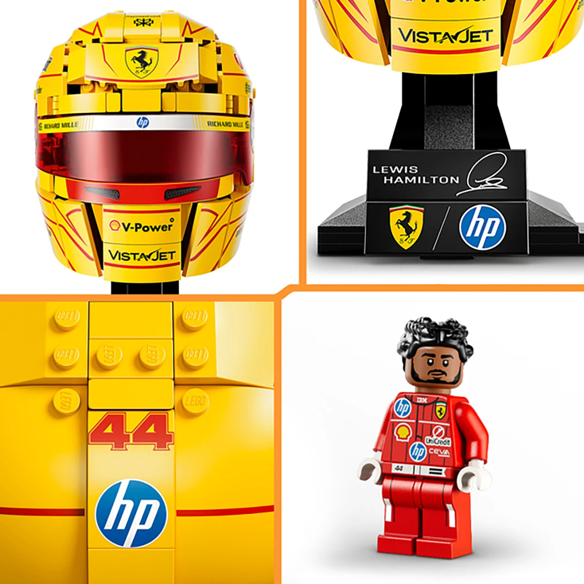 43022 - Scuderia Ferrari HP Casque de Lewis Hamilton - LEGO® Editions Formula 1