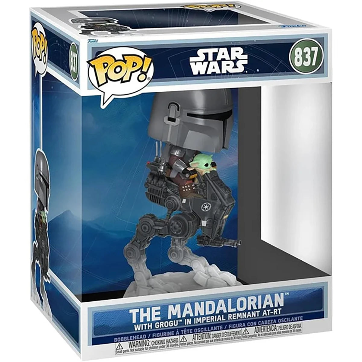 Funko Pop! Rides Deluxe - The Mandalorian avec Grogu