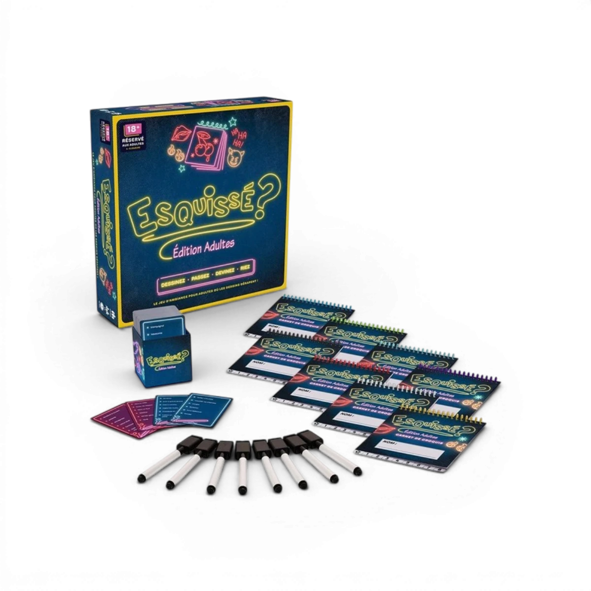 Esquissé Adulte – Jeu d’expression et créativité