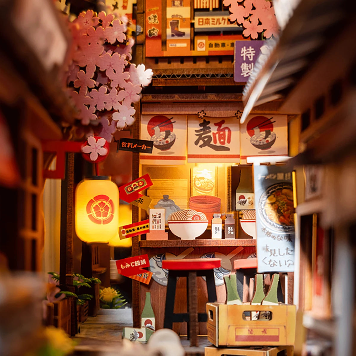 Sakura Wine Alley (249 pièces) – Maquette serre-livres