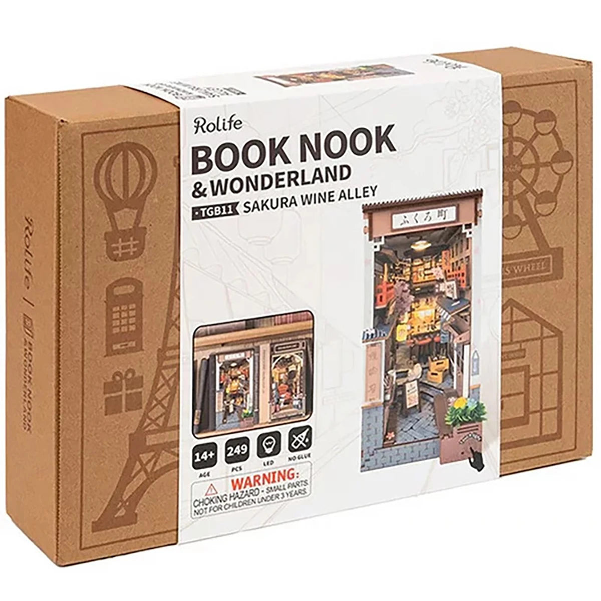 Sakura Wine Alley (249 pièces) – Maquette serre-livres