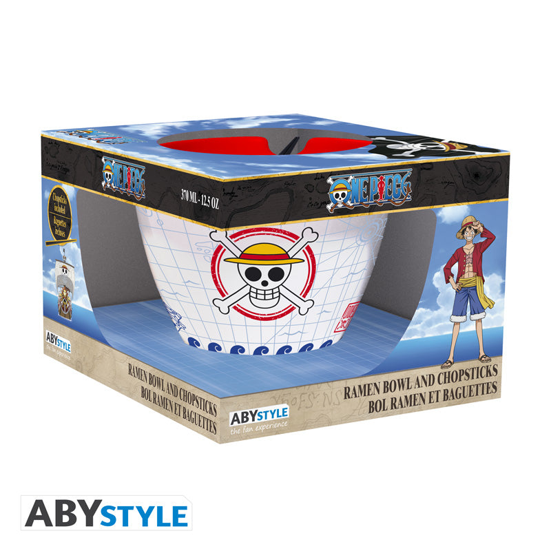 Bol à ramen avec baguettes Luffy – One Piece