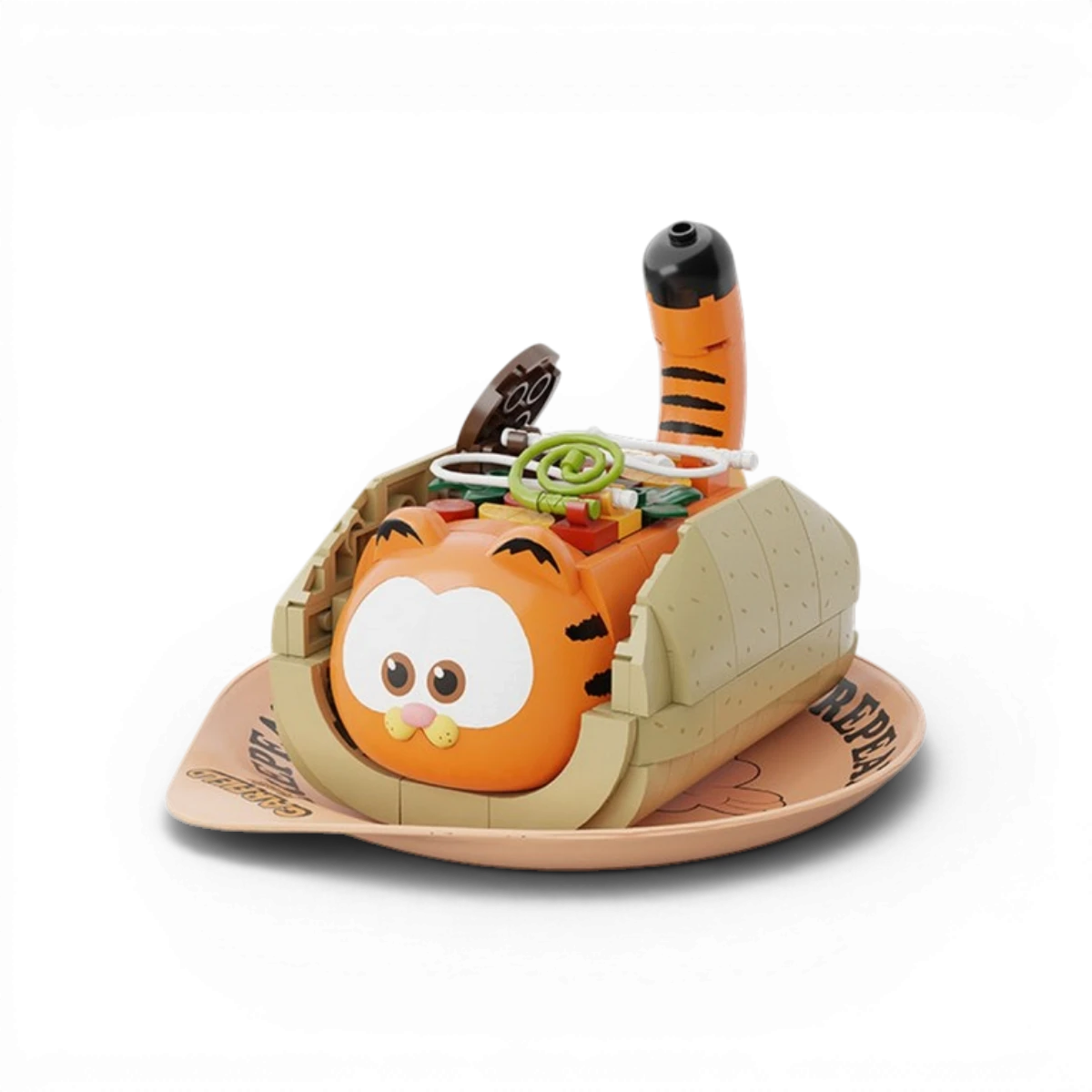 Figurine Garfield taco - Pantasy à construire