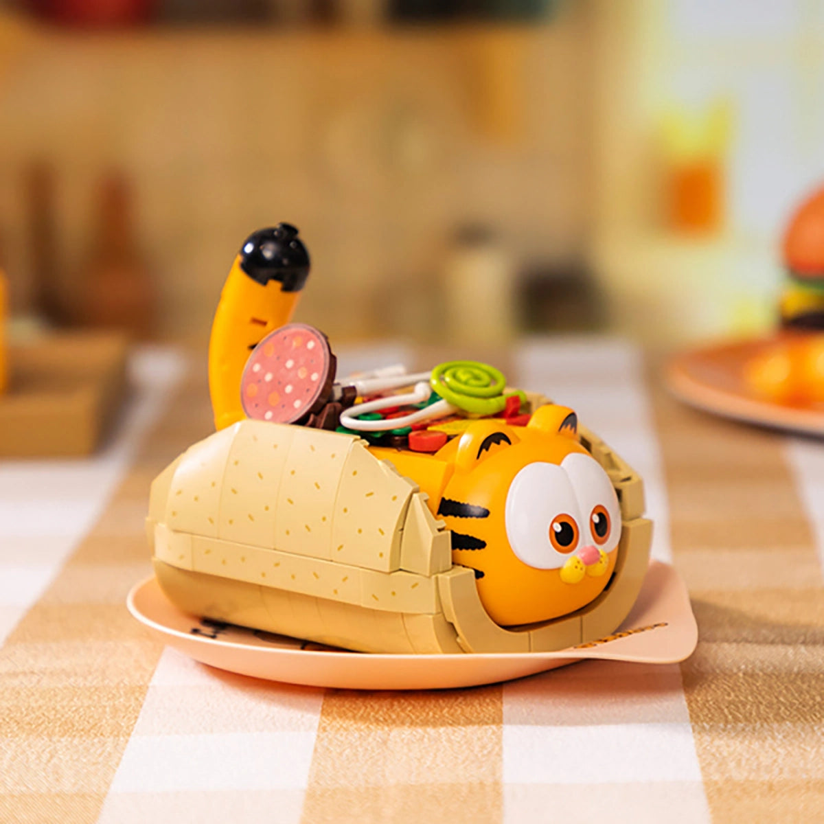 Figurine Garfield taco - Pantasy à construire