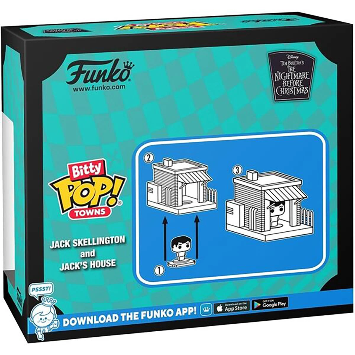 Pack Bitty Pop Town L'Étrange Noël de Monsieur Jack - Jack Skellington