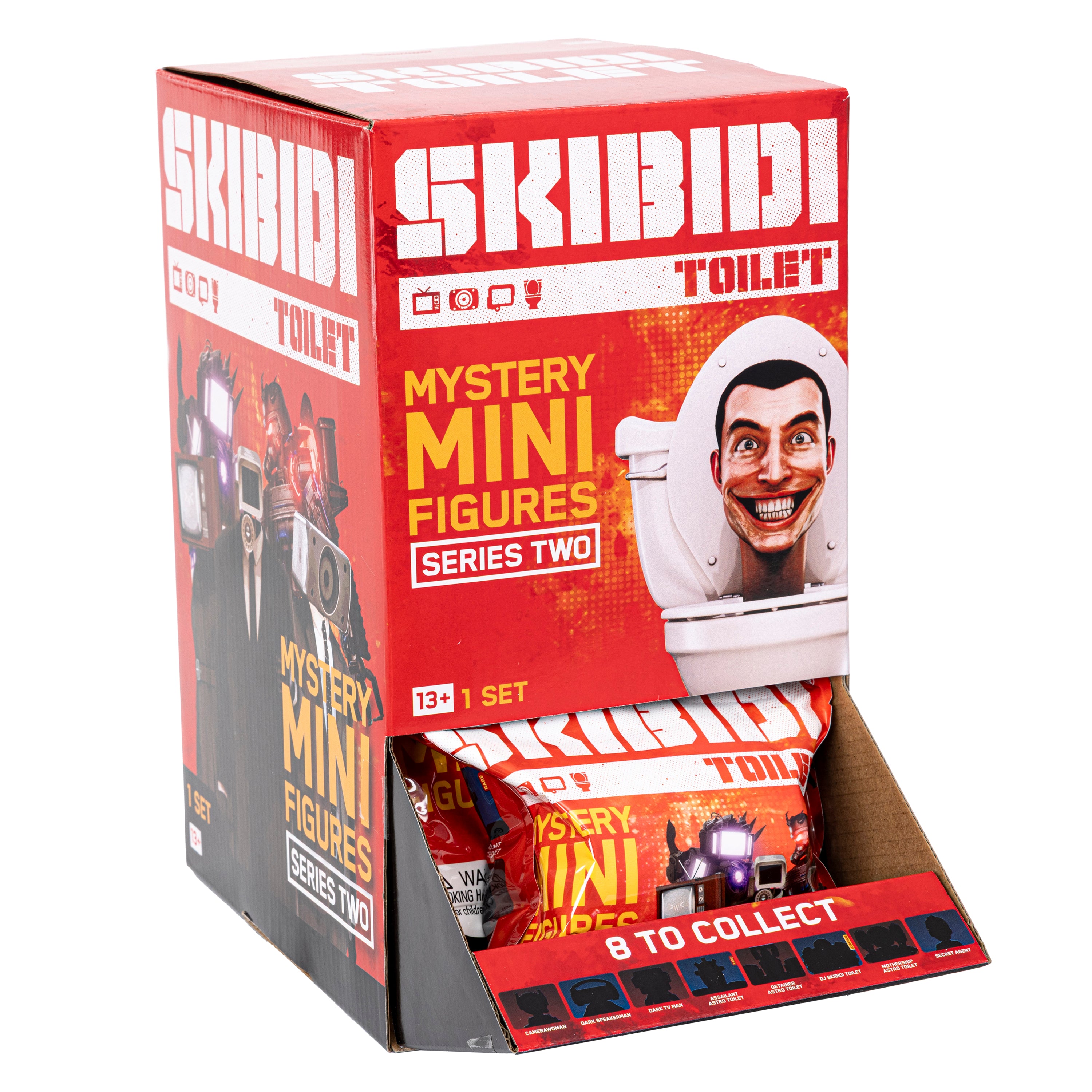 Mini figurine mystère série 2 – Skibidi Toilet (modèle aléatoire)