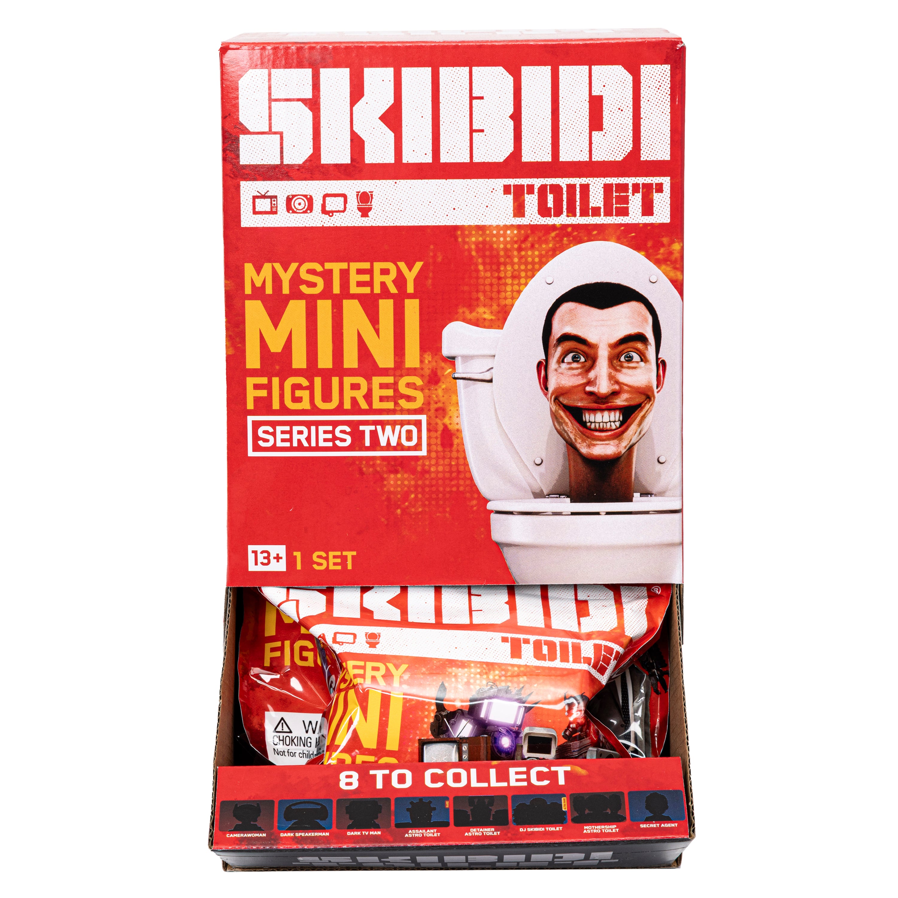 Mini figurine mystère série 2 – Skibidi Toilet (modèle aléatoire)