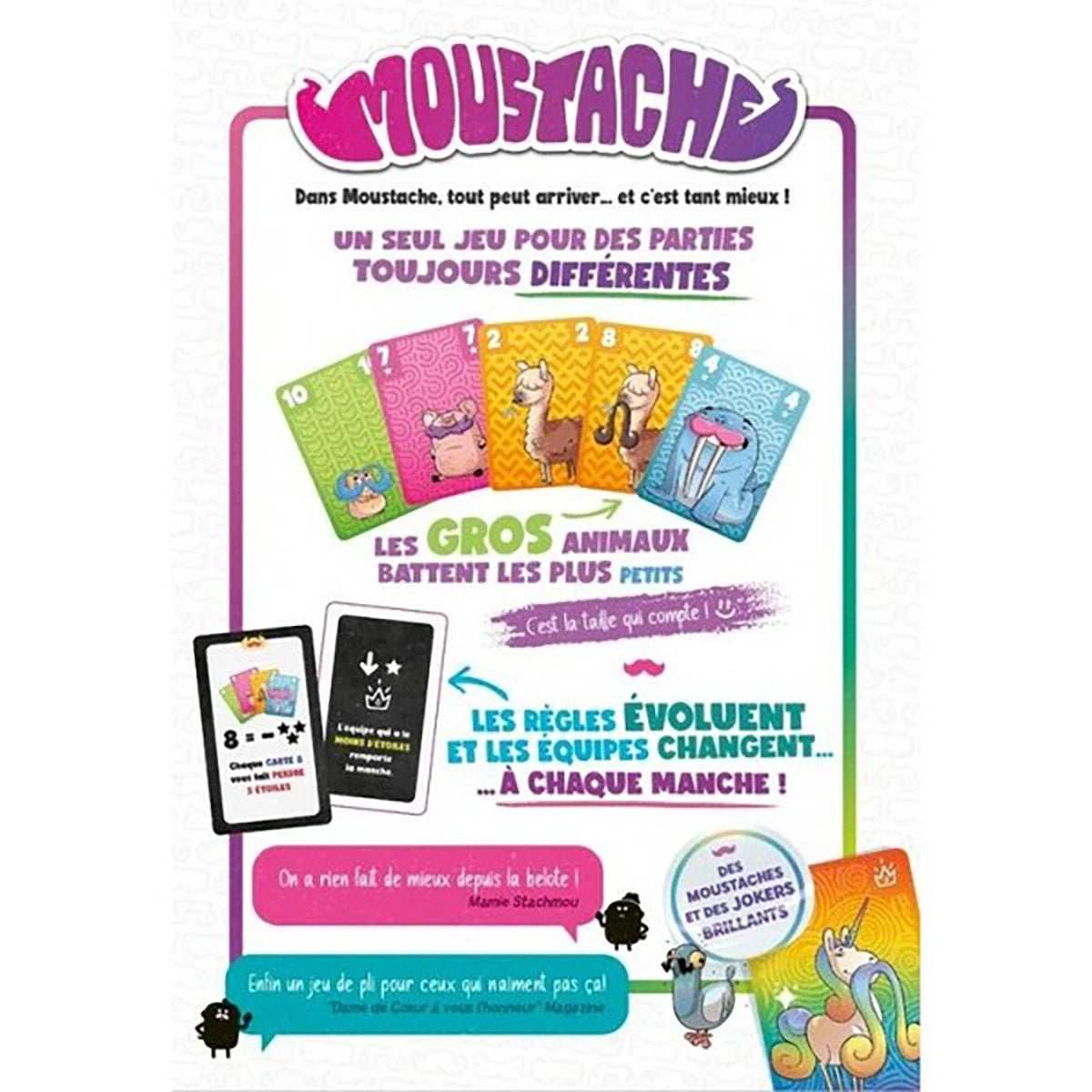 Moustache – Jeu de plis stratégie et suspense