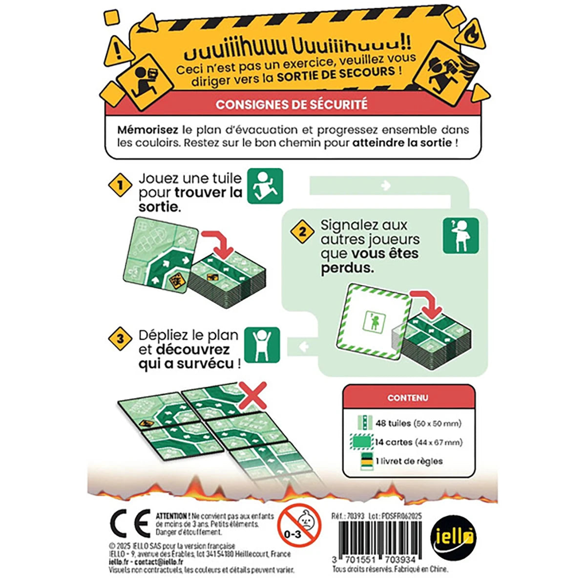 Plan de Secours – Jeu coopératif suspense et mémoire
