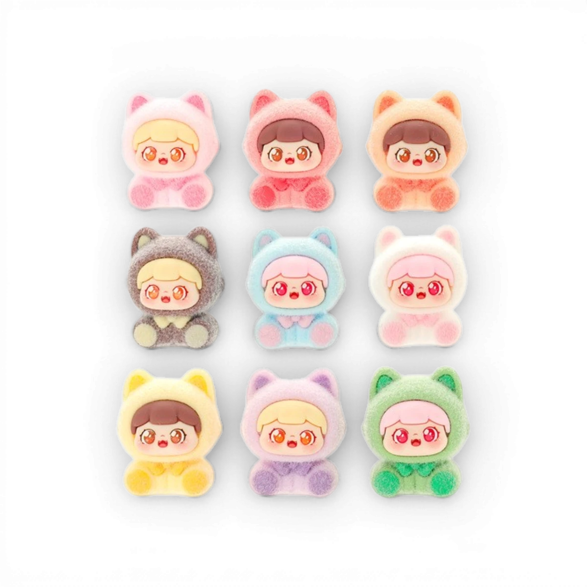 Porte-clés Flocky figurine kawaii (modèle aléatoire)