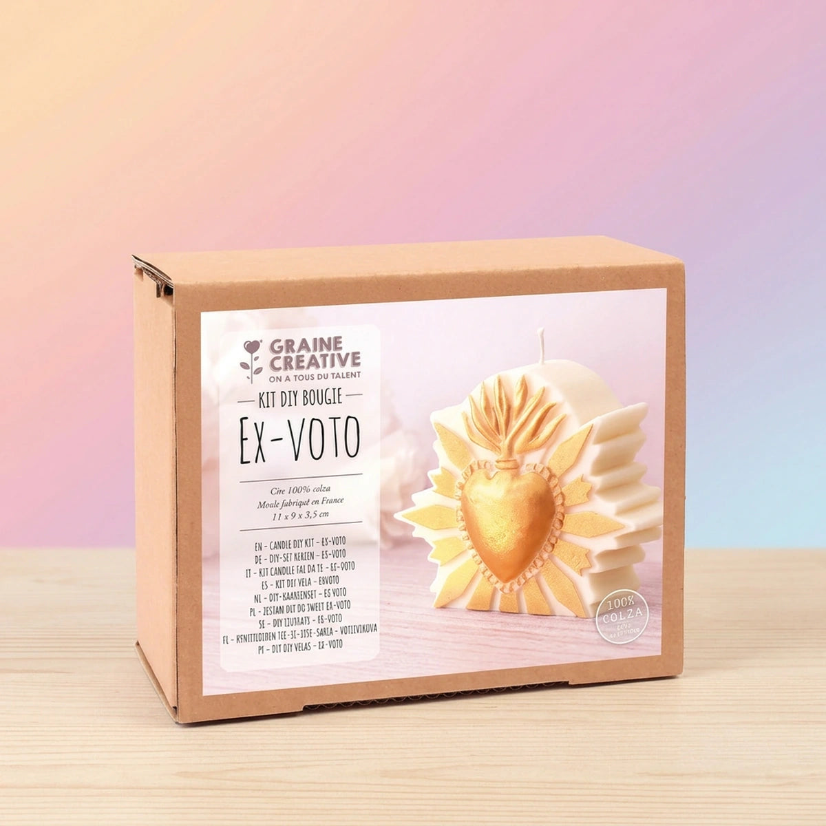 Bougie Ex-Voto – Kit créatif DIY