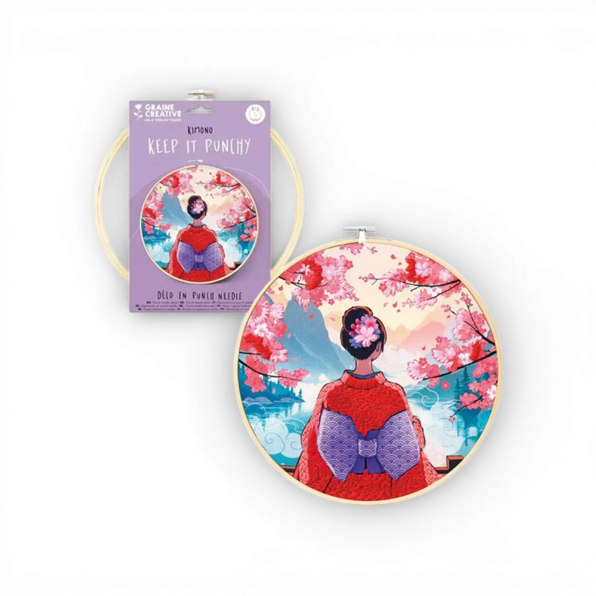 Keep It Punchy Kimono 25cm – Kit DIY punch needle