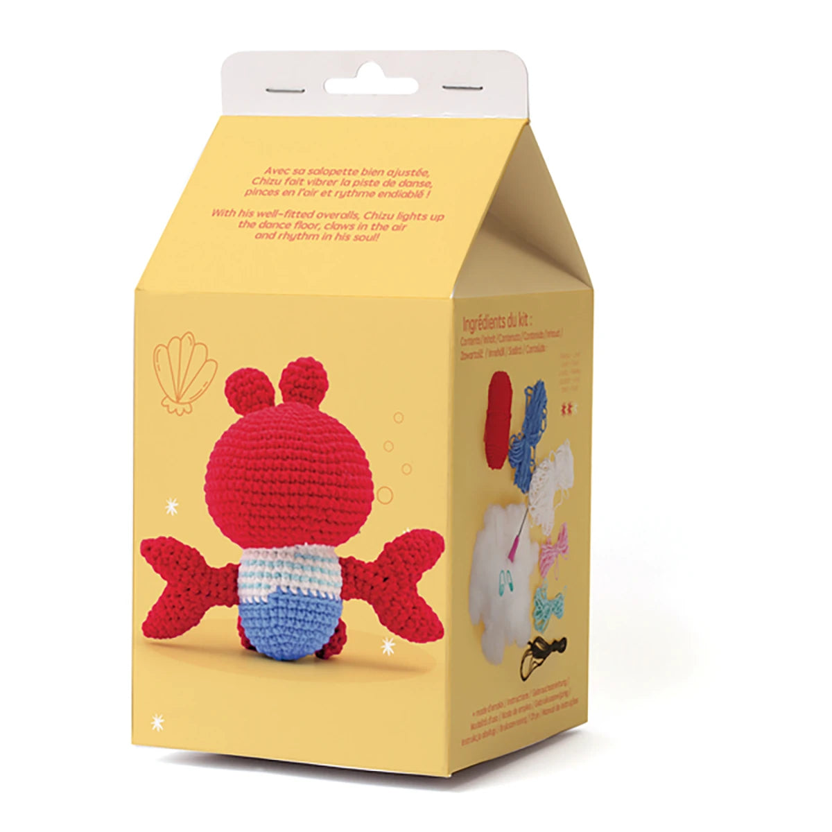 Crabe – Kit crochet minigurumi
