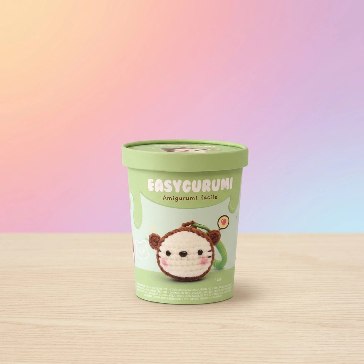 Ourson – Easygurumi – Kit porte-clé DIY