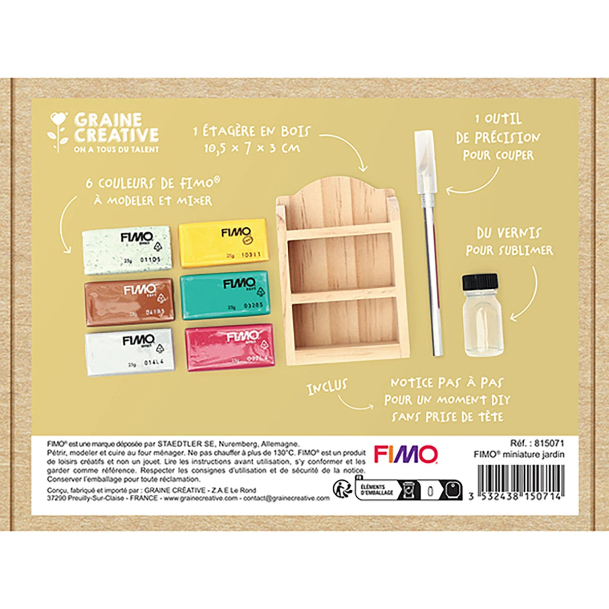 Le Jardin – Kit FIMO miniatures à modeler