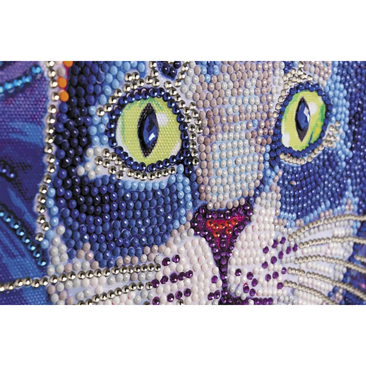 Broderie diamant -  Chat