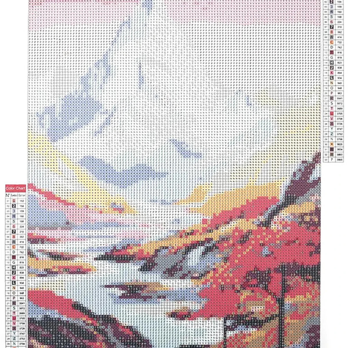 Montagne – Broderie diamant