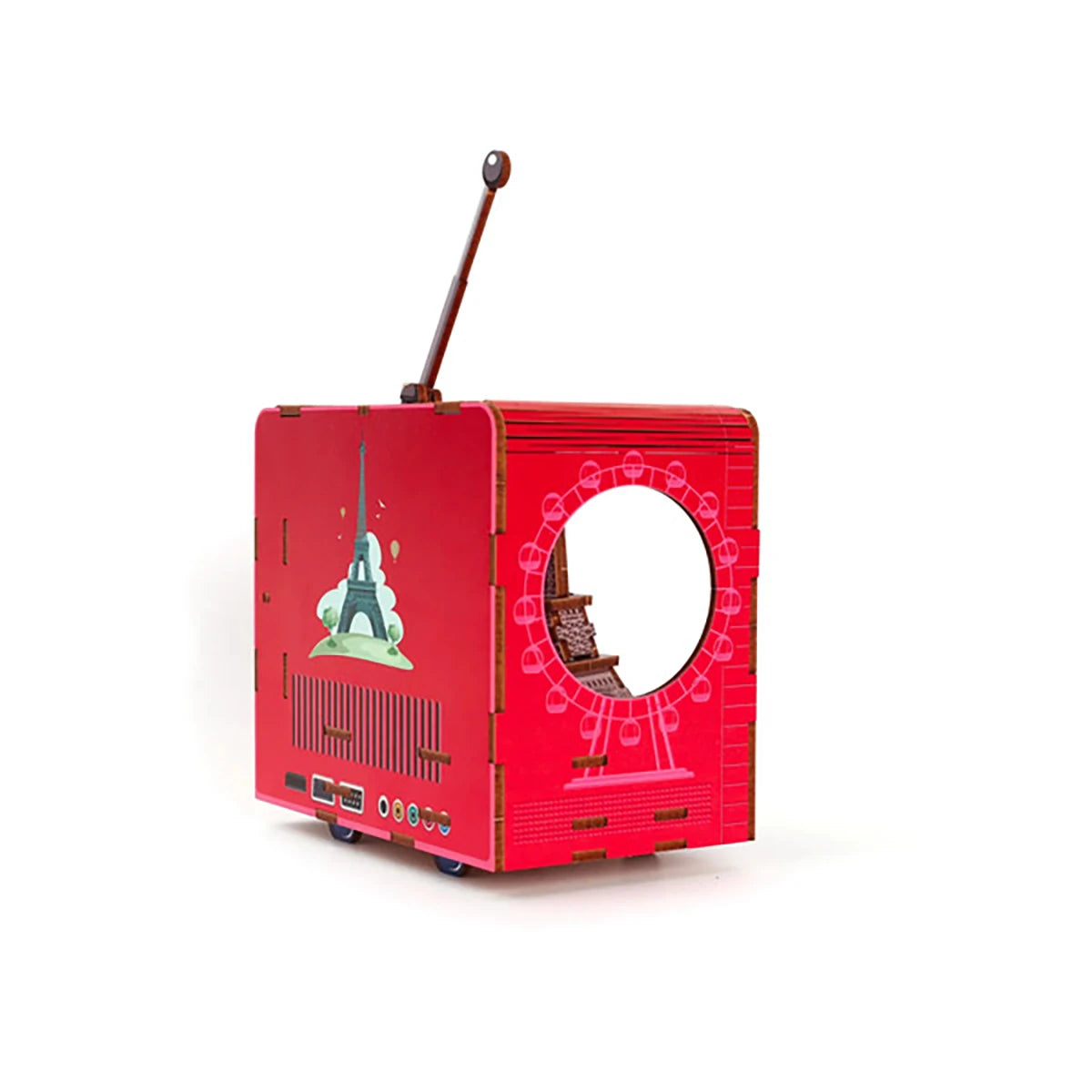 TV Paris – Maquette bois 3D