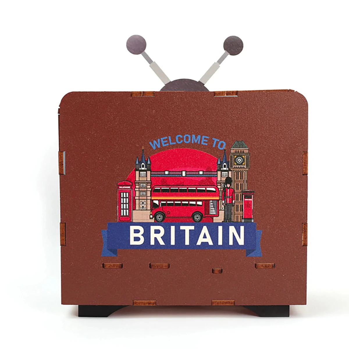 TV Londres – Maquette bois 3D