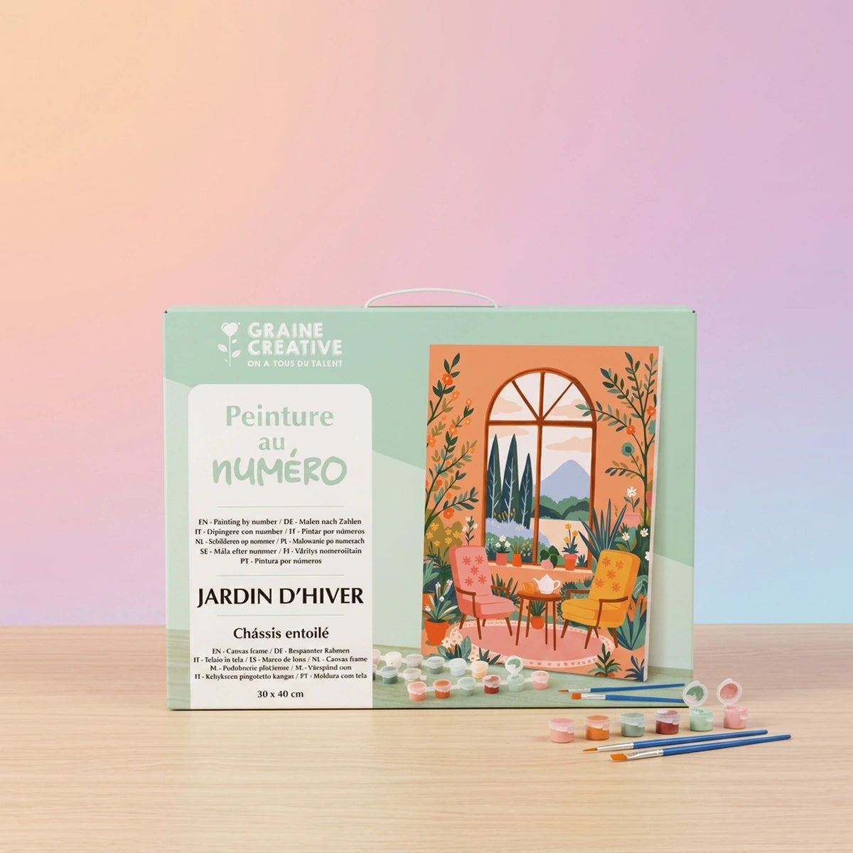 Jardin d’Hiver – Peinture au numéro