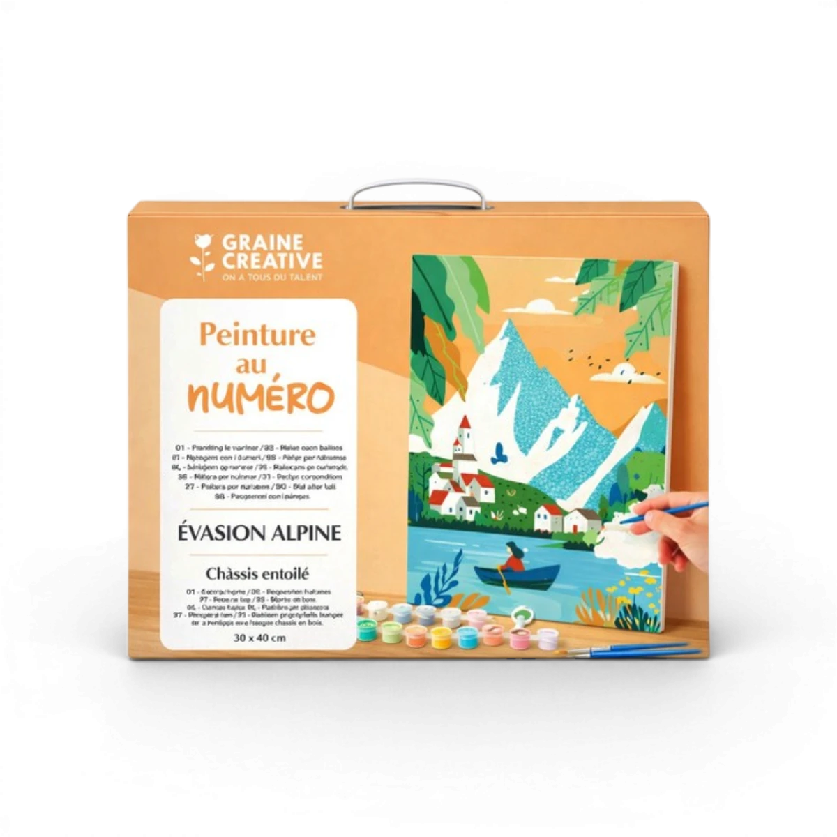 Évasion Alpine – Peinture au numéro