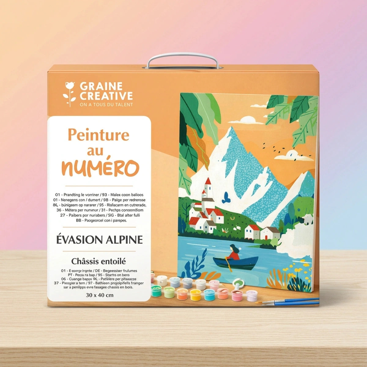 Évasion Alpine – Peinture au numéro
