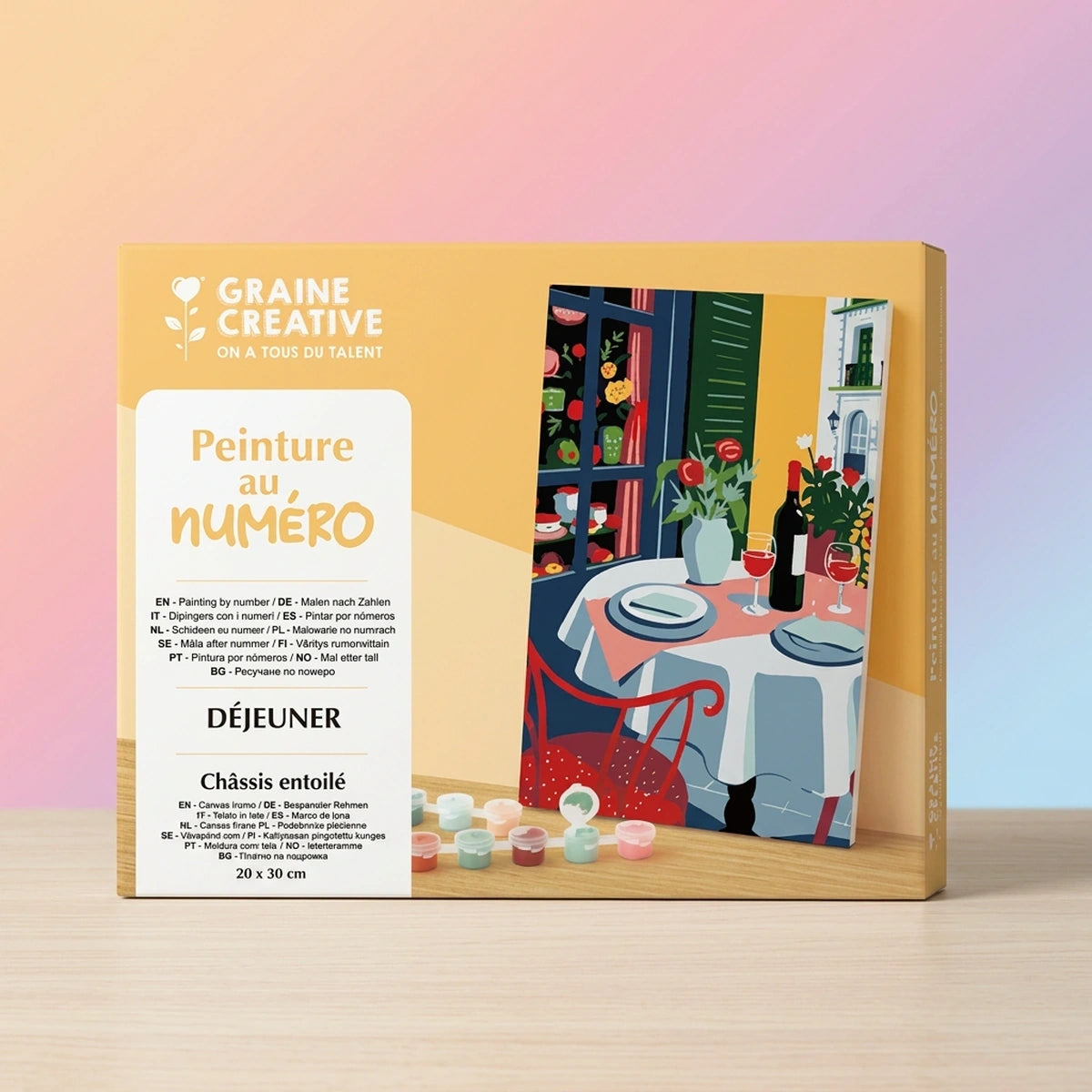 Déjeuner – Peinture au numéro