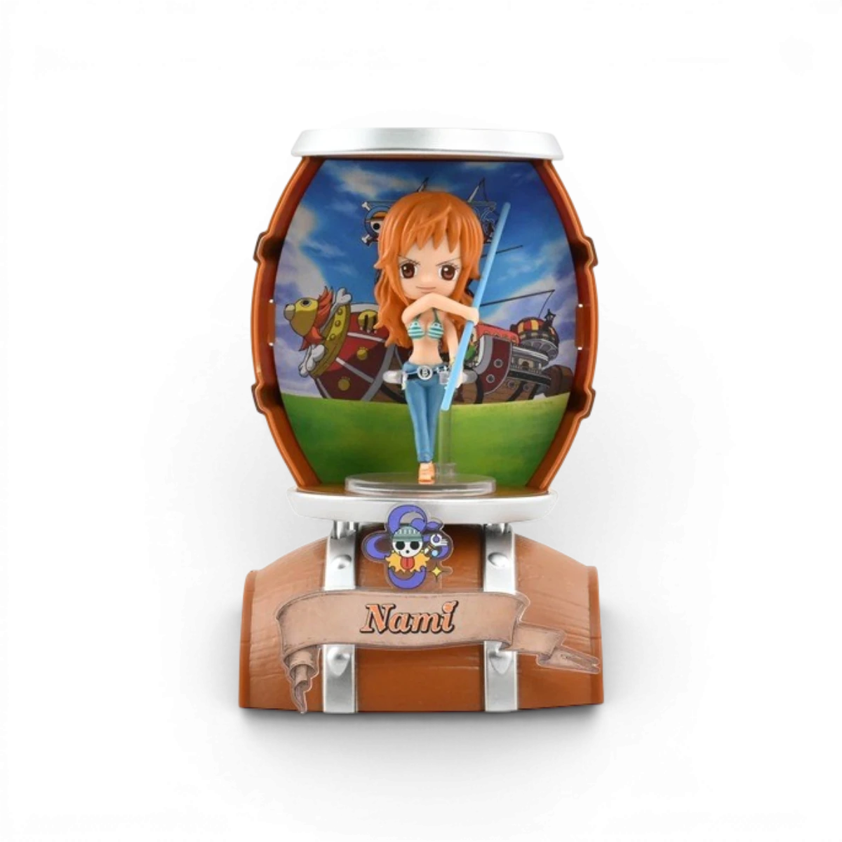 Capsule baril figurine 9 cm One Piece (modèle aléatoire)