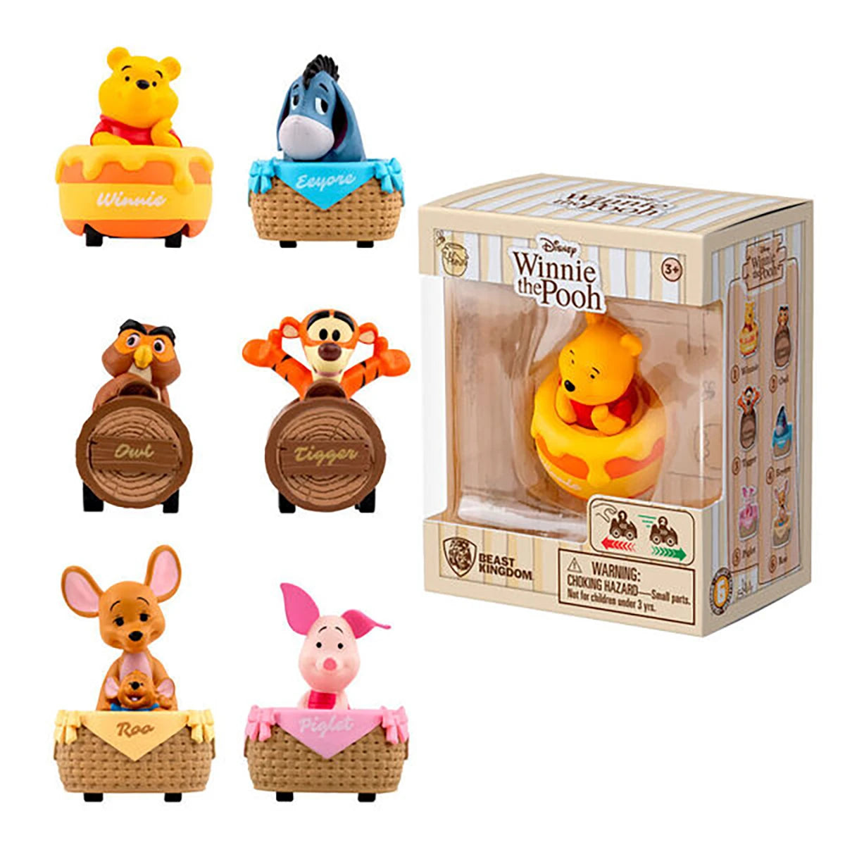 Figurine YuMe Winnie l'ourson 5 cm - modèle aléatoire