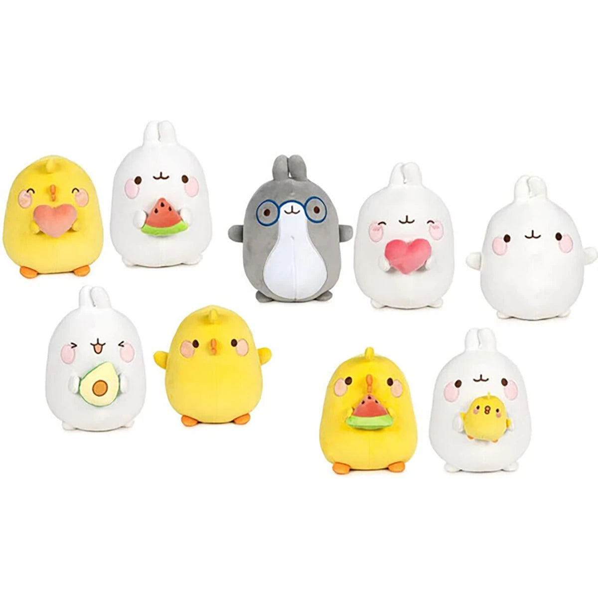 Peluche Piu Piu Molang 14cm