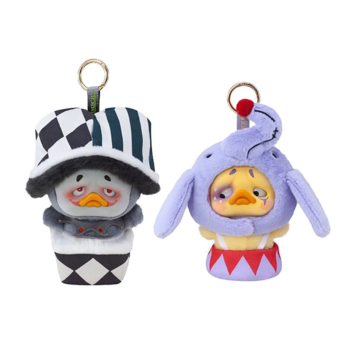 Porte-clés peluche canard Upsetduck Crazy Circus (modèle aléatoire)