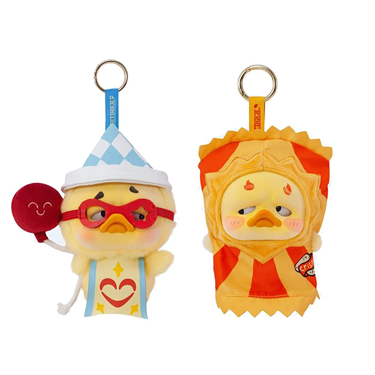Porte-clés peluche canard Upsetduck Crazy Circus (modèle aléatoire)