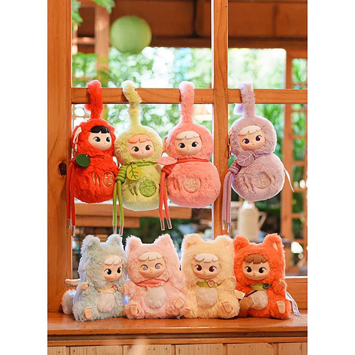 Peluche porte-clés Cimmy Hulu & Fox (modèle aléatoire)
