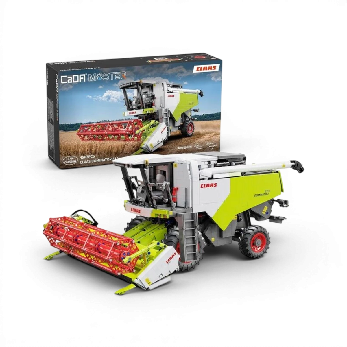 Claas Dominator 370 RC (4567 pièces) – Set de construction – Master – CaDA
