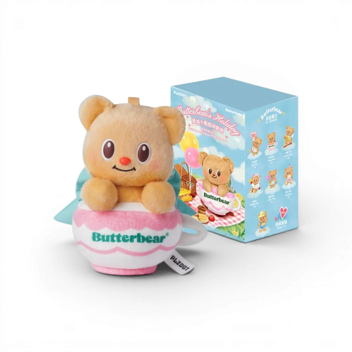 Peluche Butterbear 15cm (modèle aléatoire)
