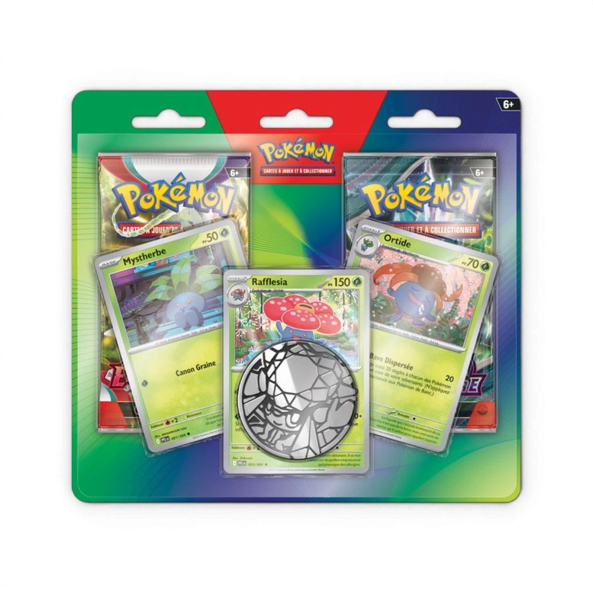 Pack 2 boosters Pokémon + 3 cartes promo