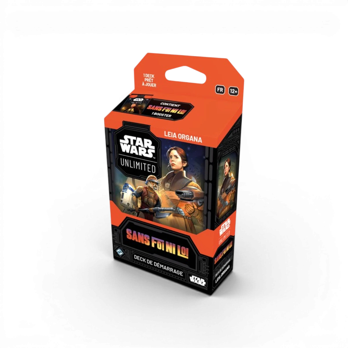 Cartes Star Wars Unlimited - Deck de démarrage - Sans Foi Ni Loi Leia Organa