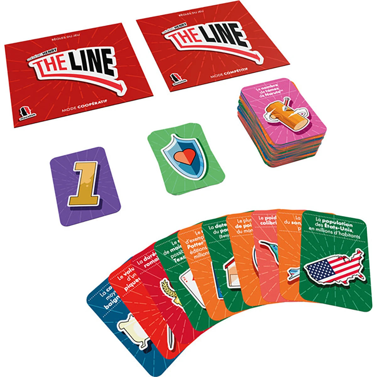 The Line Rouge – Jeu de cartes culture générale et estimation