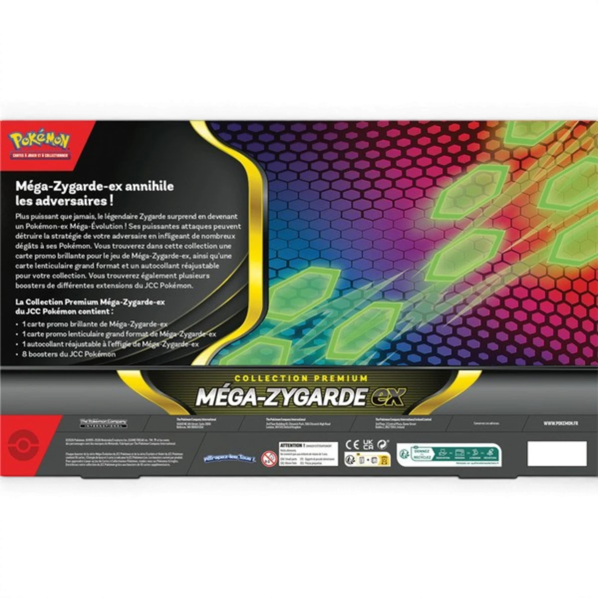 Coffret Collection Premium Méga-Zygarde-ex - Pokémon
