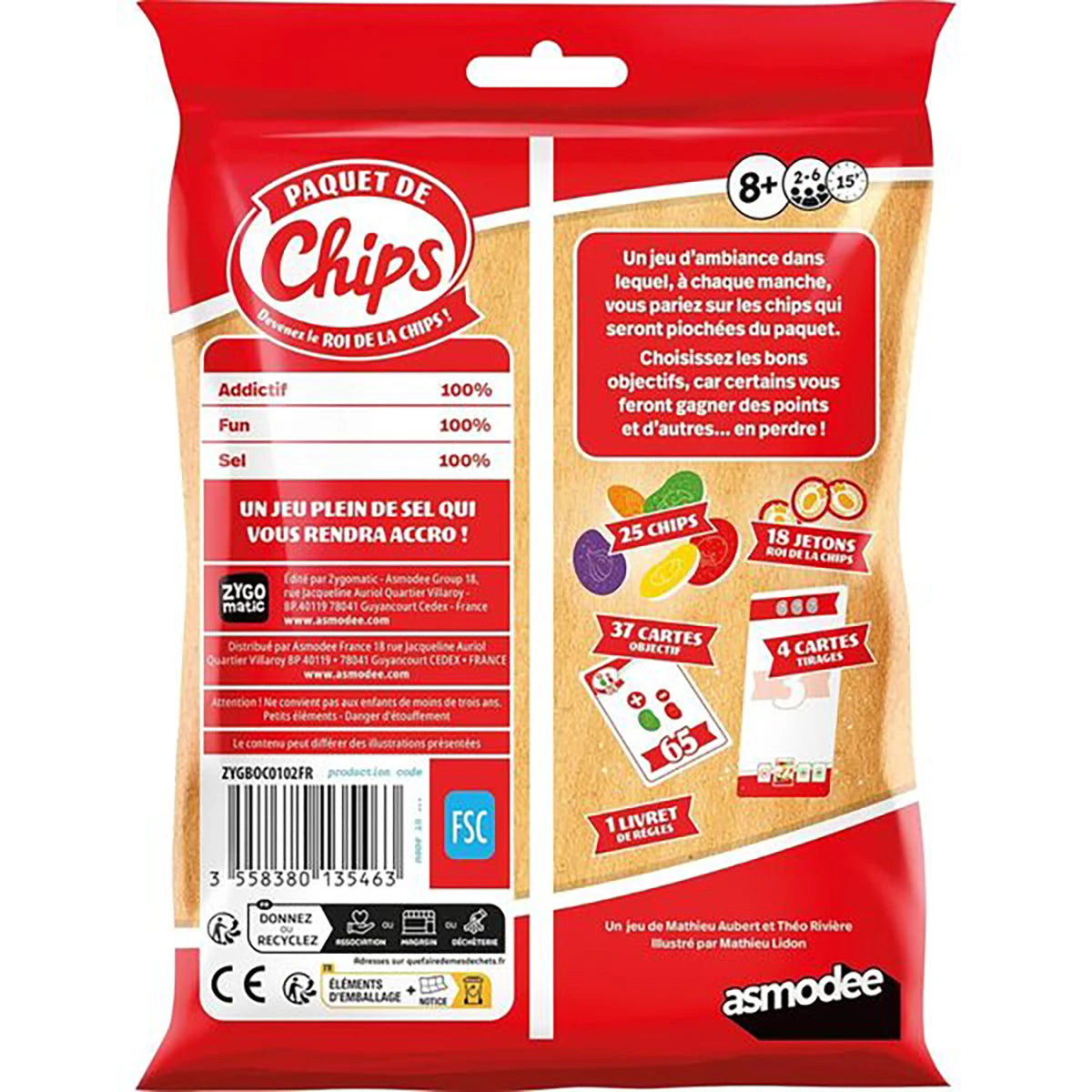 Paquet de Chips – Jeu d’ambiance suspense