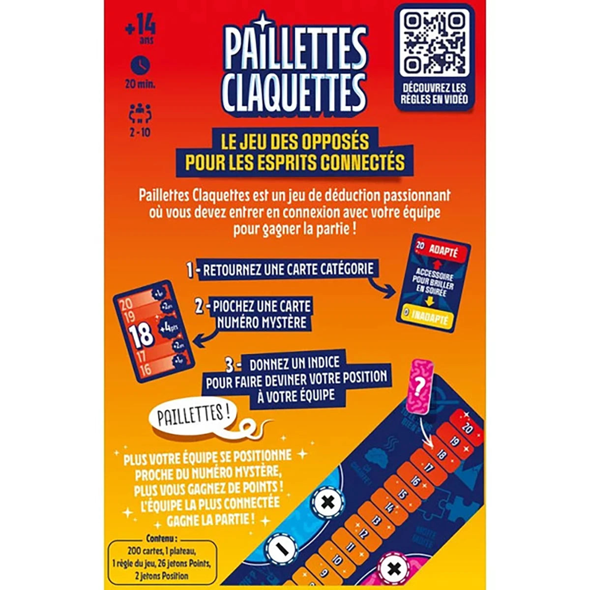 Paillettes Claquettes – Jeu d’ambiance déduction et suspension