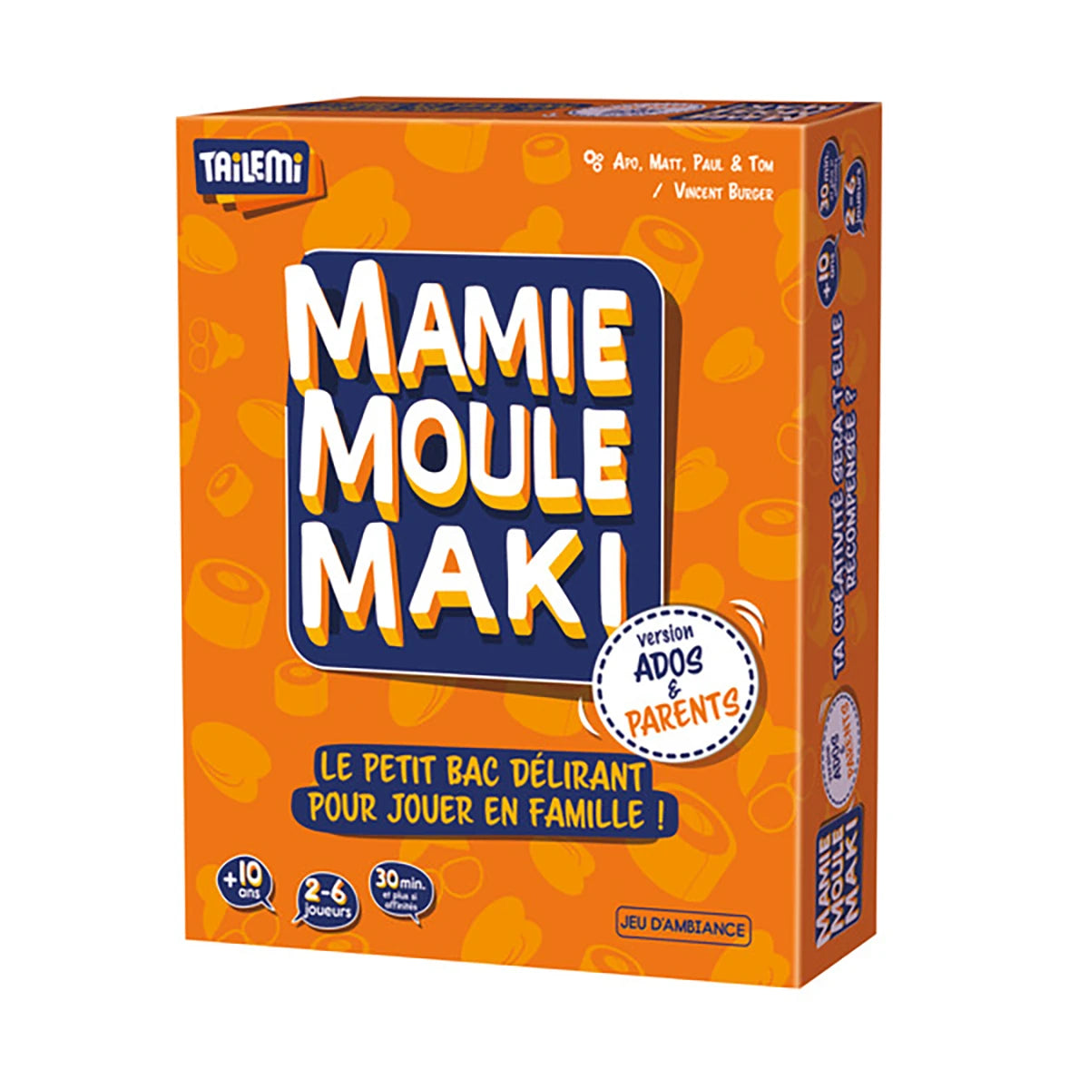 Mamie Moule Maki Ados & Parents – Jeu d’ambiance créativité et fun